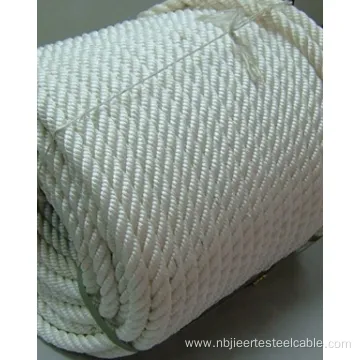 3 Strand Nylon Rope with White Color